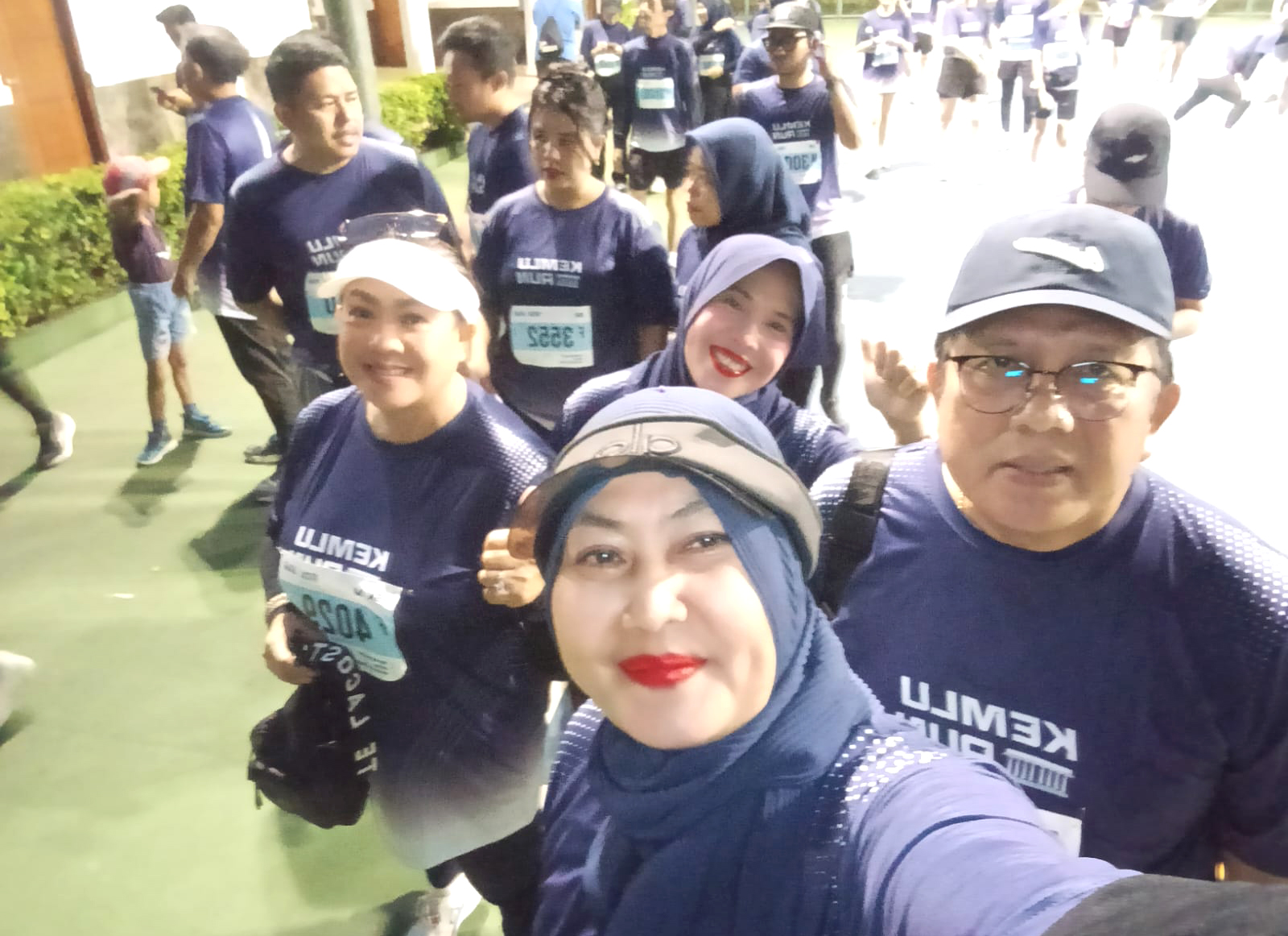 Mengikuti acara Kemlu Run, bersama Menteri dan Wakil Menteri Luar Negeri